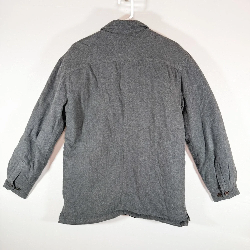 Northwest Territory Mens Wool‎ Shirt Jacket Insulated Quilted Lined Medium